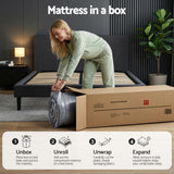 Giselle Bedding 34cm Queen Mattress Hybrid, Pocket Spring Bed Mattress