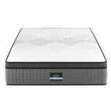 Giselle Bedding Double Mattress 37cm 4-in-1 Adjustable Firmness Cooling Gel Memory Foam Dual-Zone Flippable for Couples