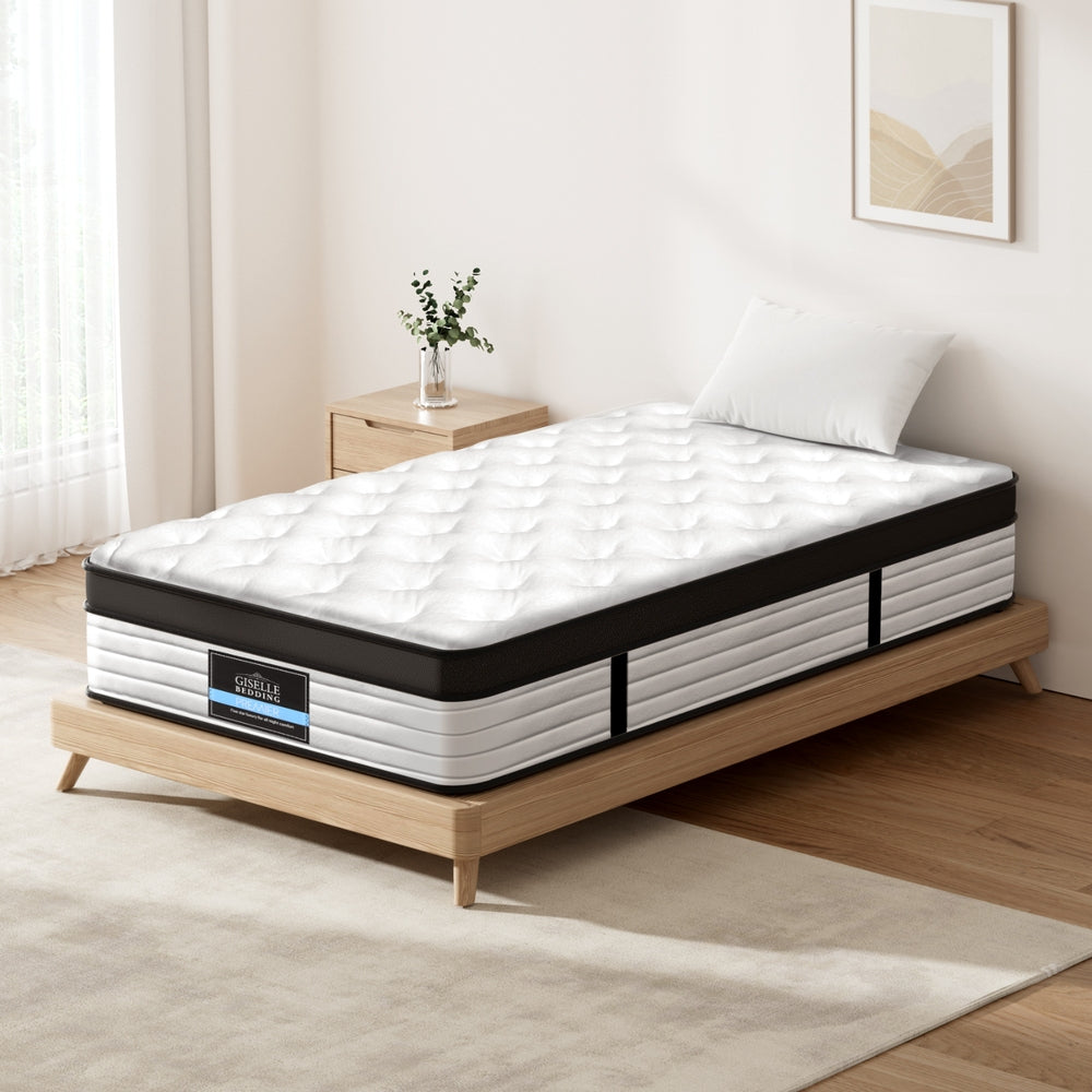Single Mattress: Giselle Bedding 31cm Mattress Euro Top Single