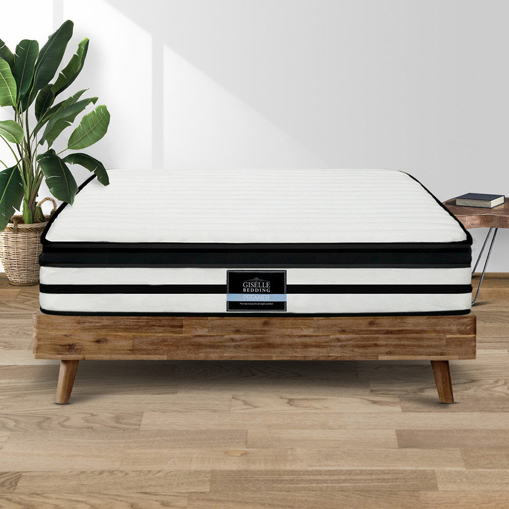Double Mattress: Giselle Bedding 27cm Mattress Euro Top Double