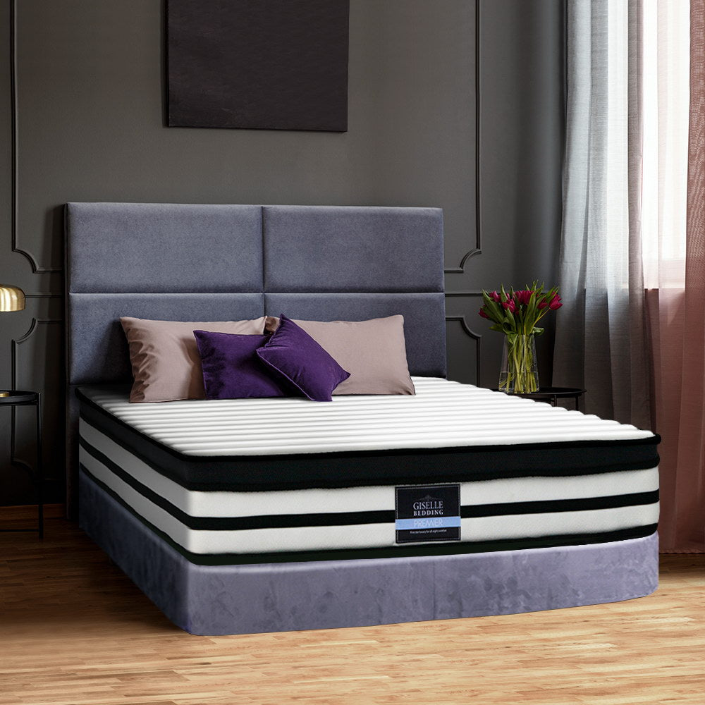 King Size Mattress: Giselle Bedding 27cm Mattress Euro Top King