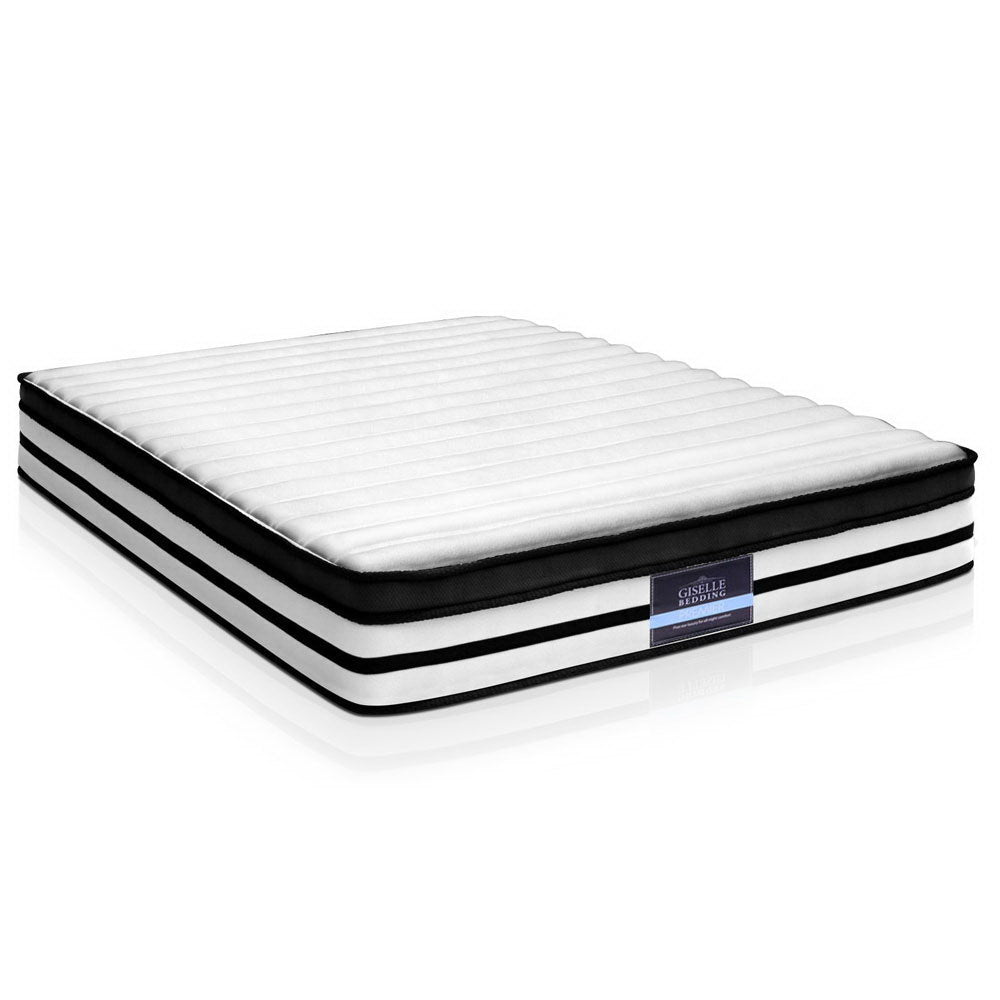 Queen Mattress: Giselle Bedding 27cm Mattress Euro Top Queen