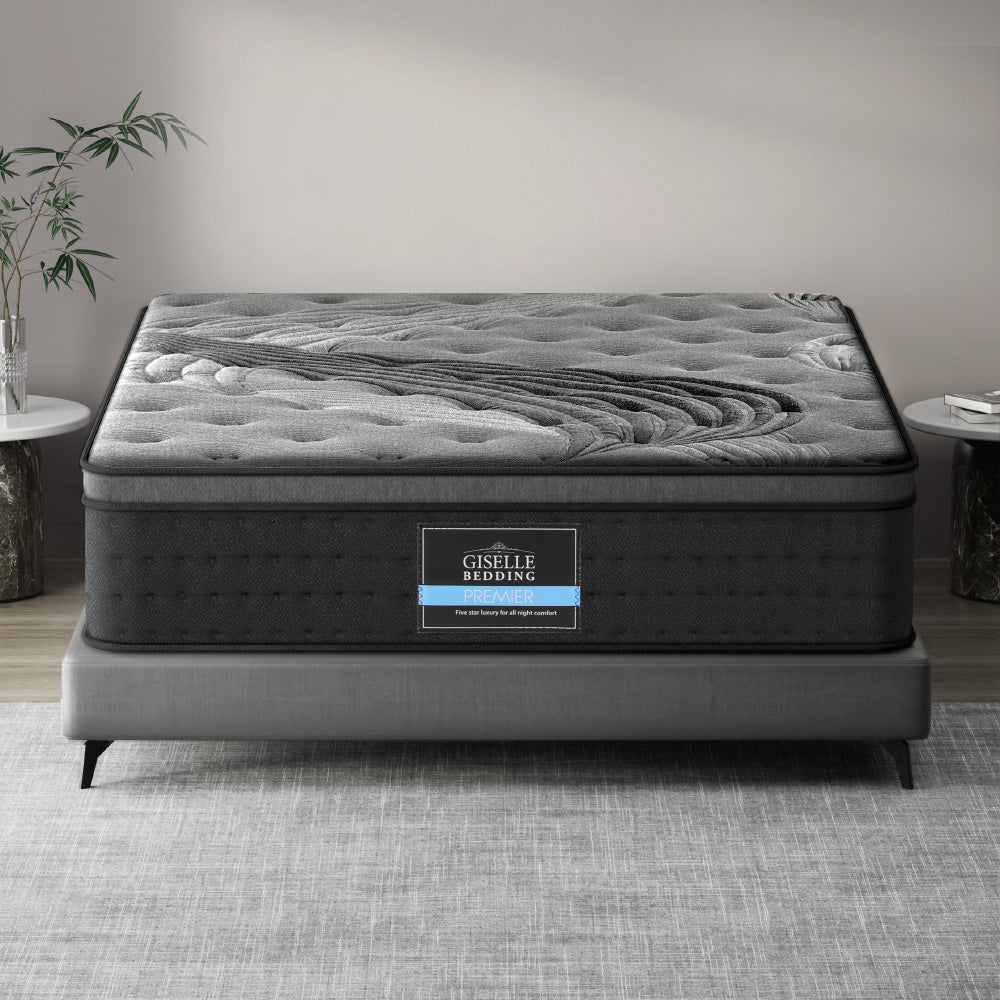 Double Mattress: Giselle Bedding 34cm Mattress Bamboo Cover Double