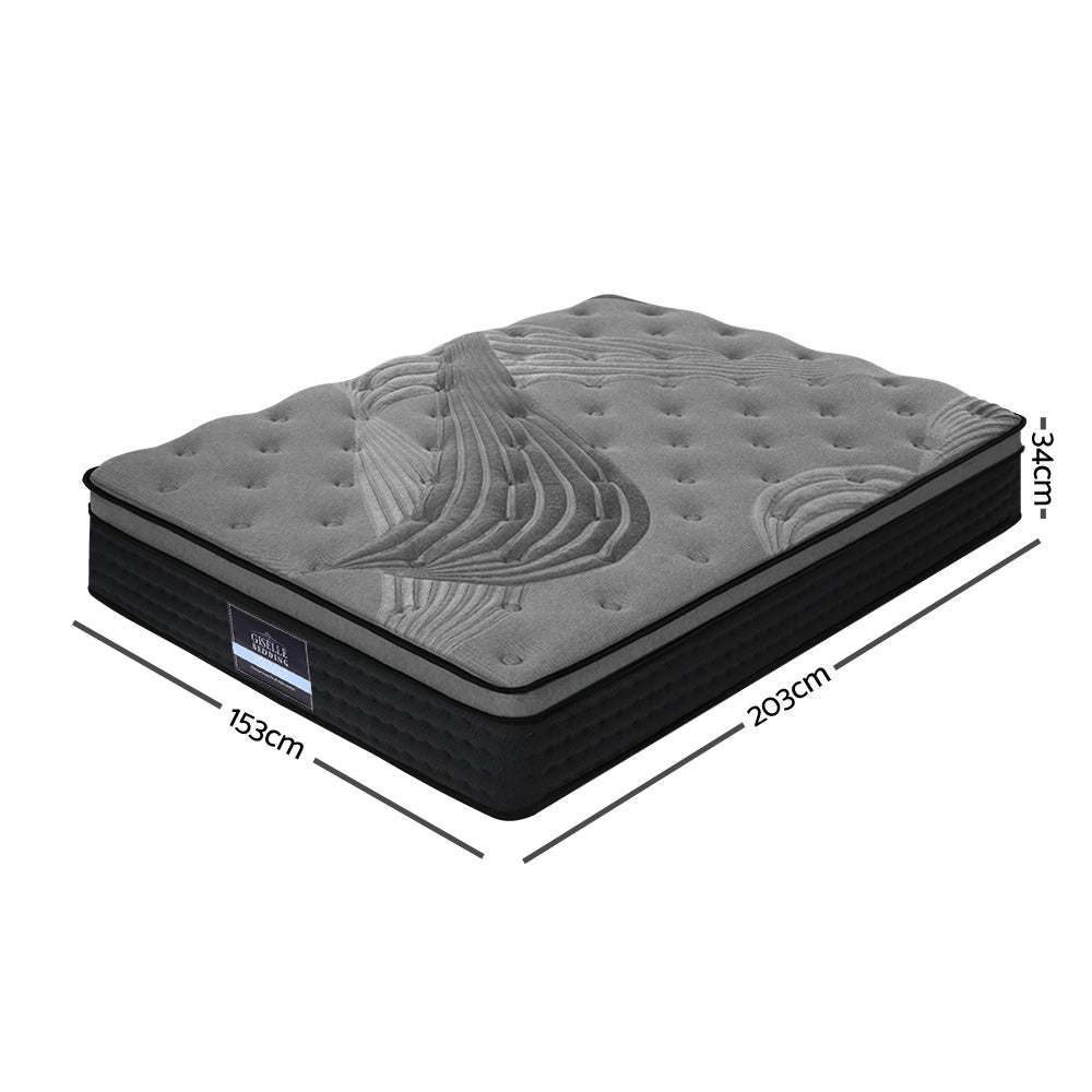 Queen Mattress: Giselle Bedding 34cm Mattress Bamboo Cover Queen