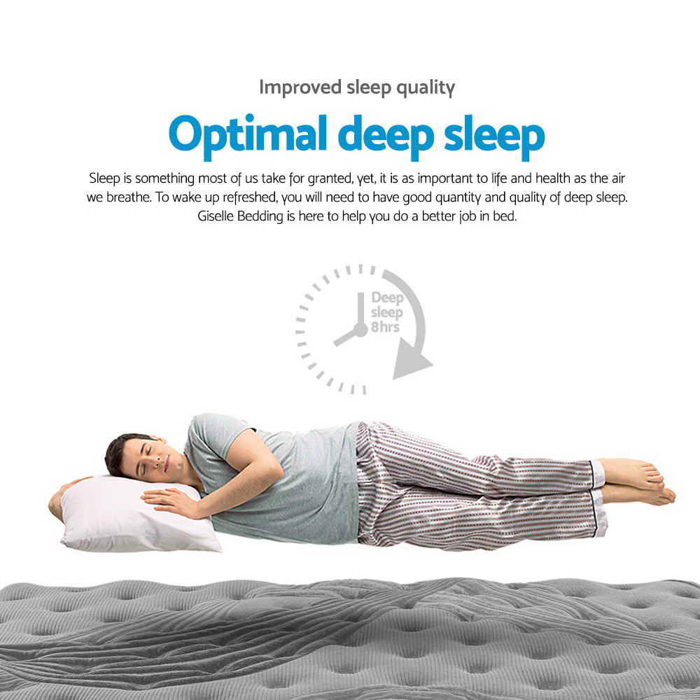Queen Mattress: Giselle Bedding 34cm Mattress Bamboo Cover Queen