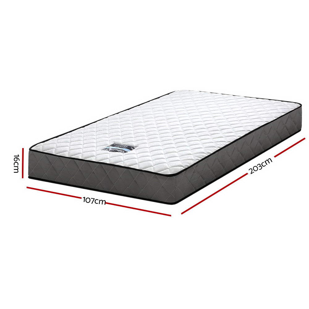 King Single Mattress: Giselle Bedding 16cm Mattress Tight Top King Single