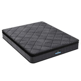 Queen Mattress: Giselle Bedding Queen Mattress 25cm Pocket Spring Latex Euro Top Medium Firm Bed