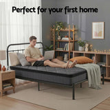 Single Mattress: Giselle Bedding Single Mattress 25cm Pocket Spring Latex Euro Top Medium Firm Bed