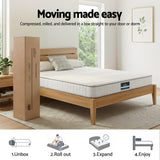King Size Mattress: Giselle King Mattress 20cm with Reinforced Edge Support Egg-Crate Foam