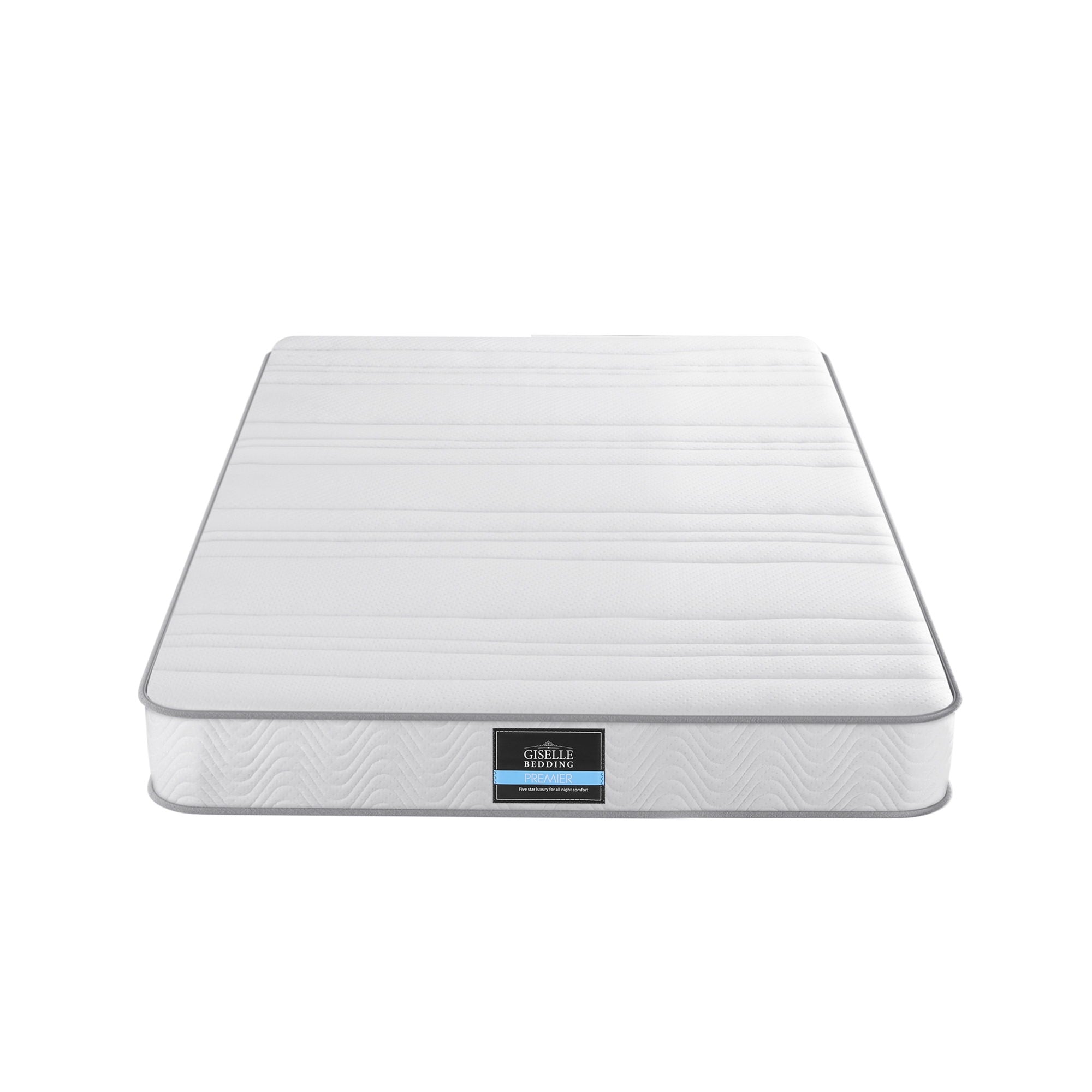 King Single Mattress: Giselle King Single Mattress 20cm with Reinforced Edge Support Egg-Crate Foam