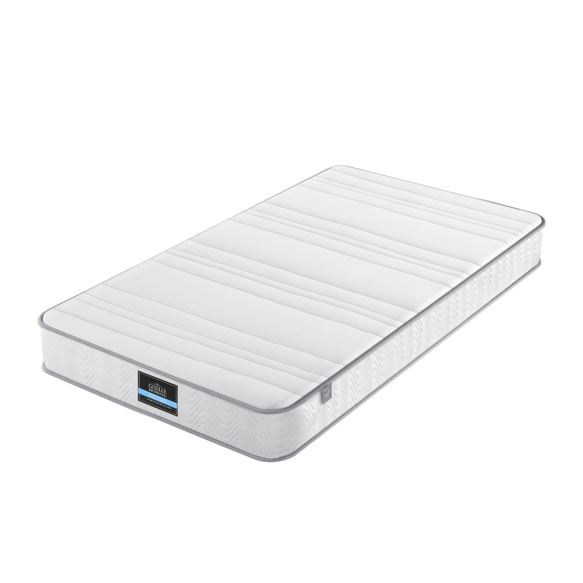 Single Mattress: Giselle Single Mattress 20cm with Reinforced Edge Support Egg-Crate Foam