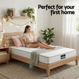 Single Mattress: Giselle Single Mattress 20cm with Reinforced Edge Support Egg-Crate Foam