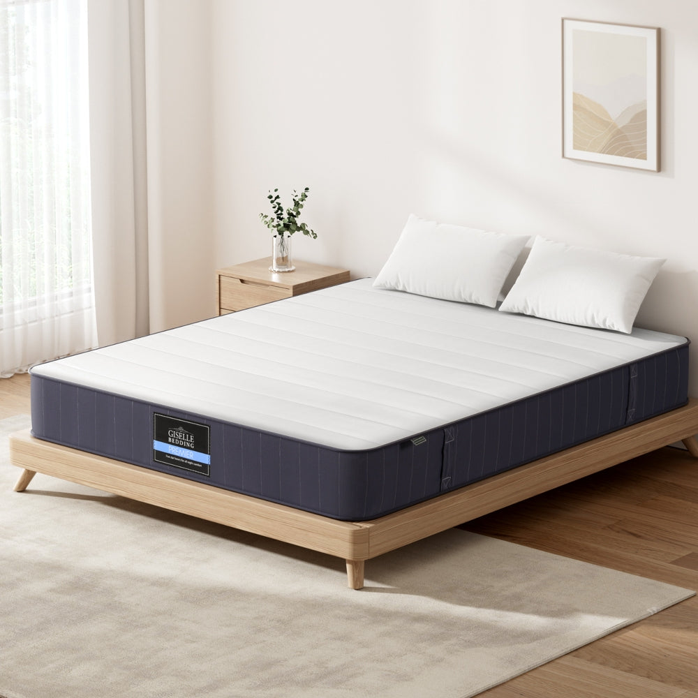 Queen Mattress: 20cm Giselle Mattress Queen Bed Pocket Spring Mattresses