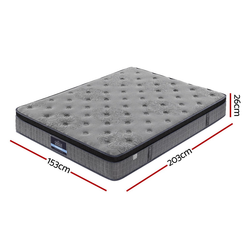 Queen Mattress: 26cm Giselle Mattress Queen Latex Foam Mattresses