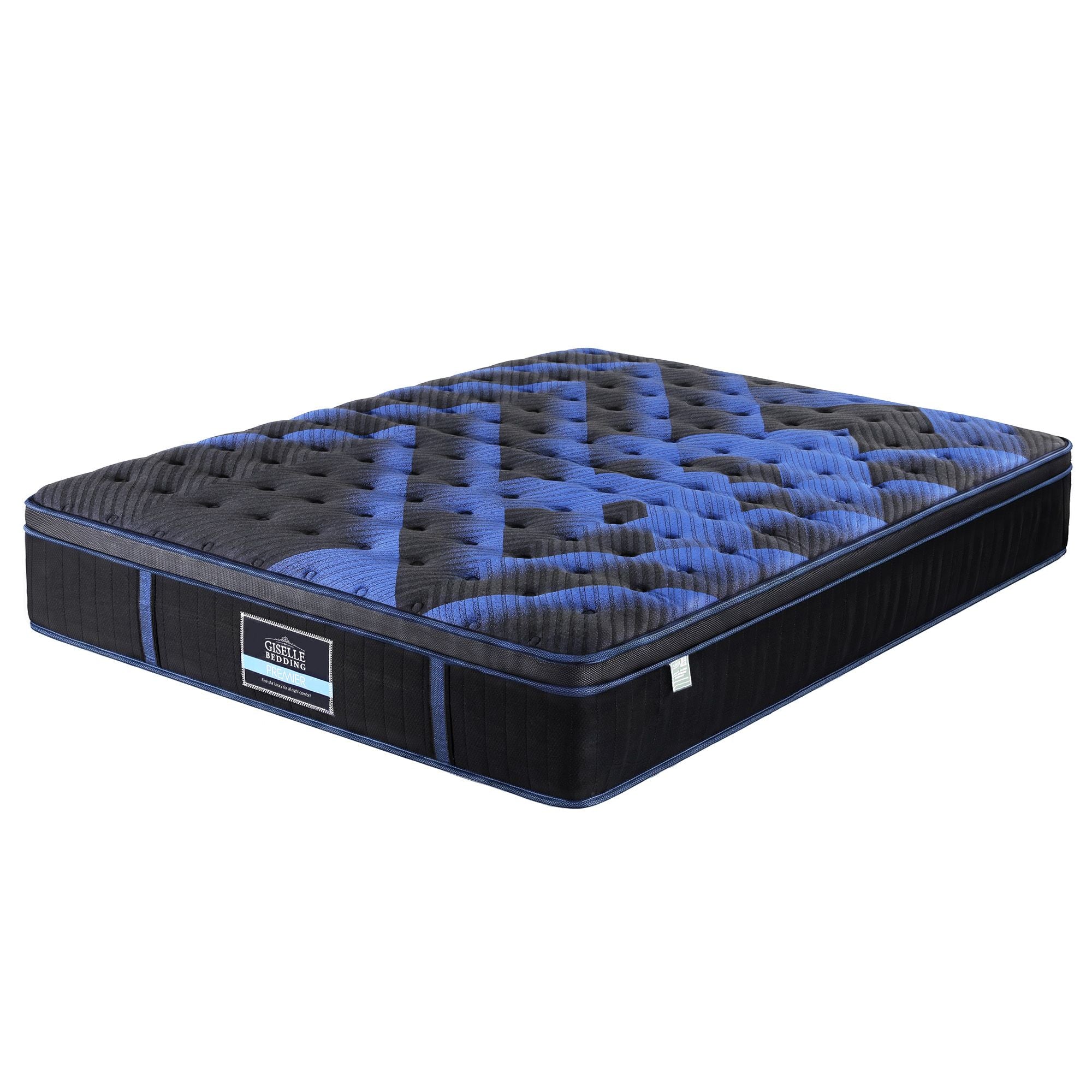 Giselle 34cm Queen Hybrid Mattress with Cooling Gel Memory Foam and Edge Support
