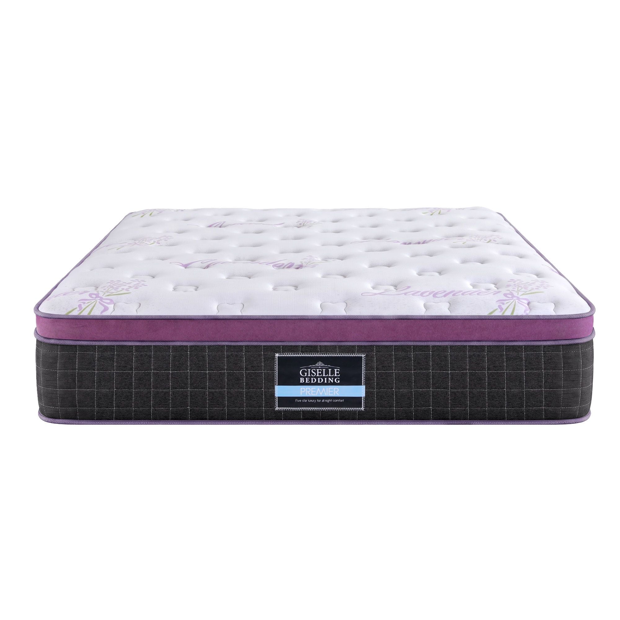 Giselle King Euro Top Mattress Firm Pocket Spring Edge Support