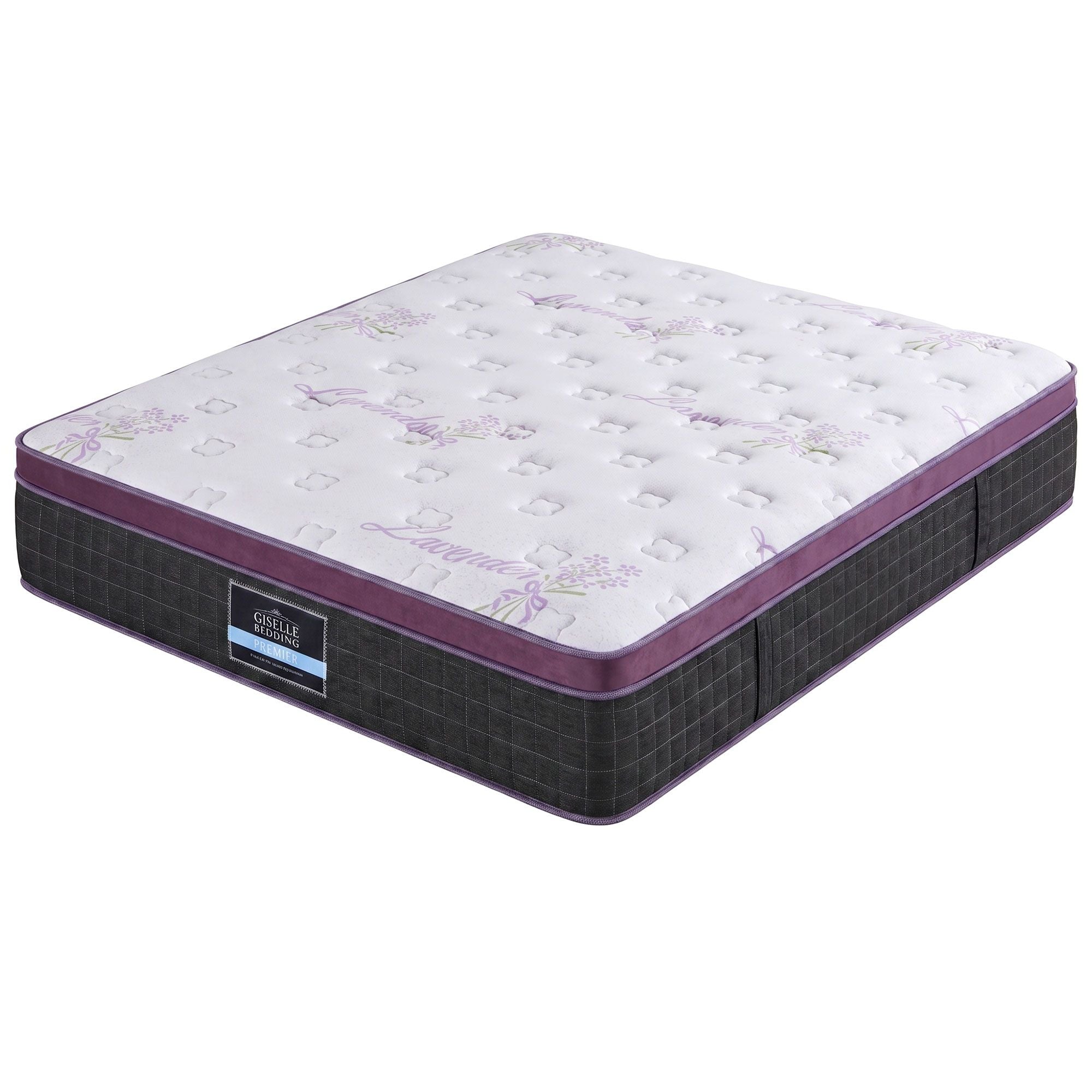 Giselle King Euro Top Mattress Firm Pocket Spring Edge Support