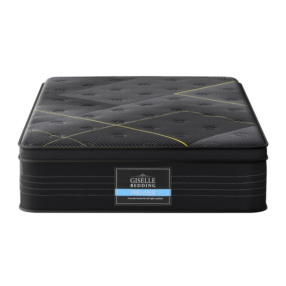 Single Mattress: 35cm Giselle Mattress Single Bed Bamboo Pocket Firm Foam