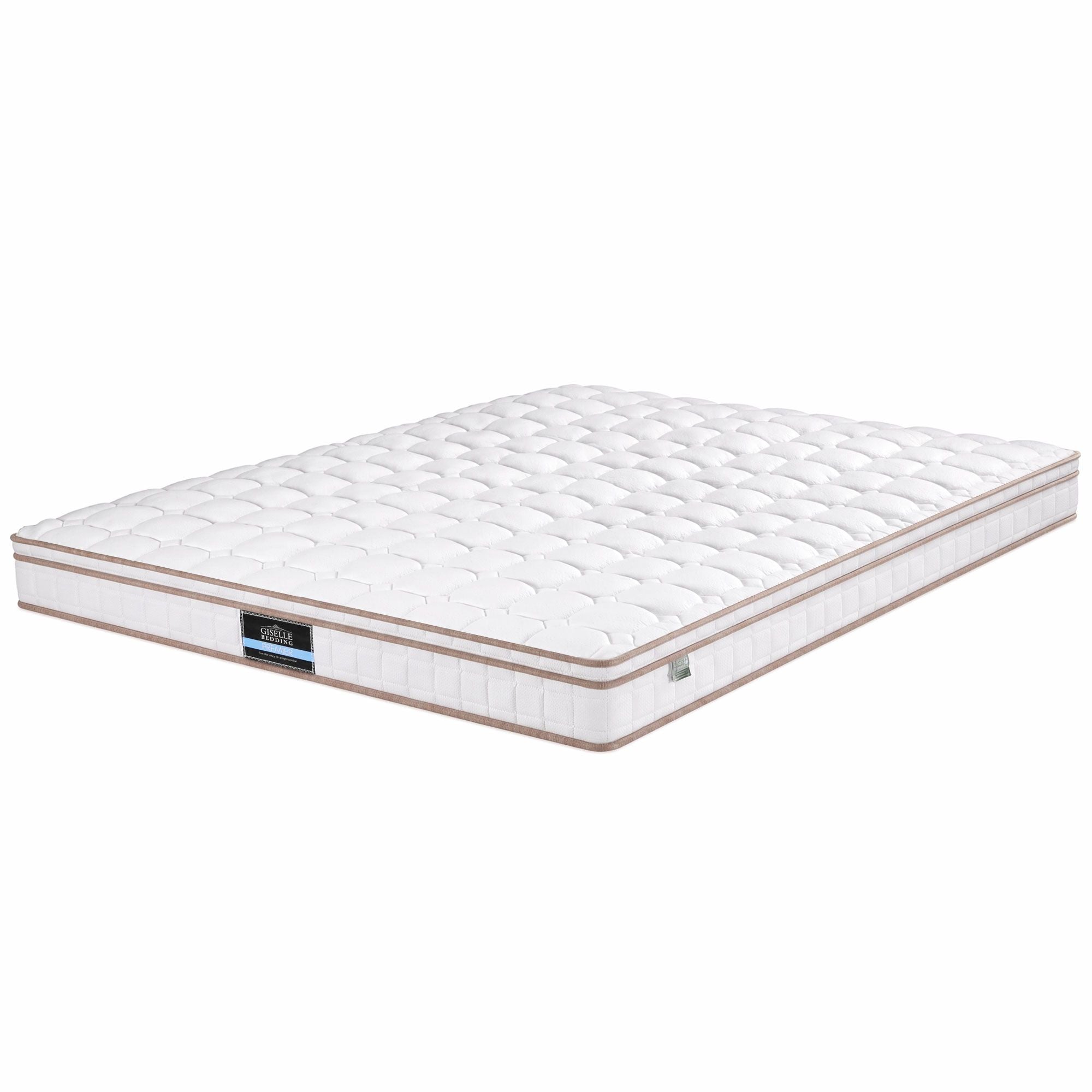 Giselle 20cm Firm King Mattress Pocket Spring for Bedroom or Guest Room