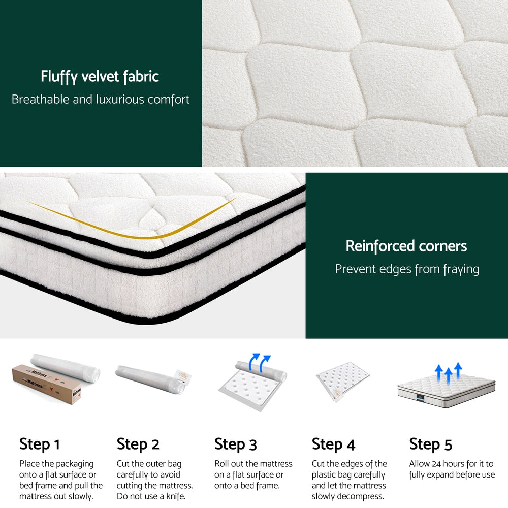 Queen Mattress: 22cm Giselle Mattress Queen Size