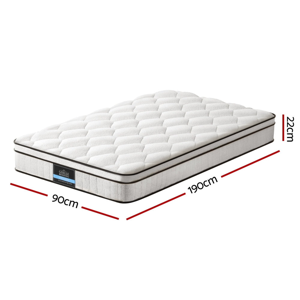 Single Mattress: 22cm Giselle Mattress Single Size