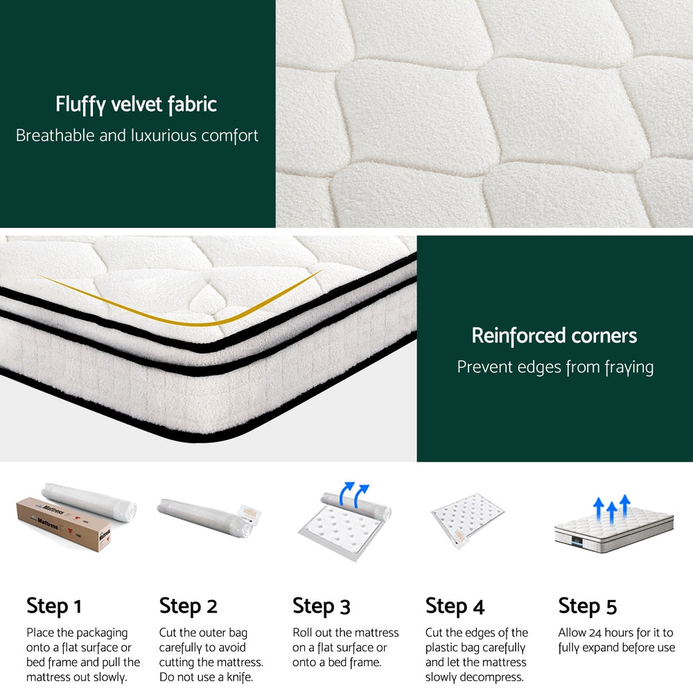 Single Mattress: 22cm Giselle Mattress Single Size