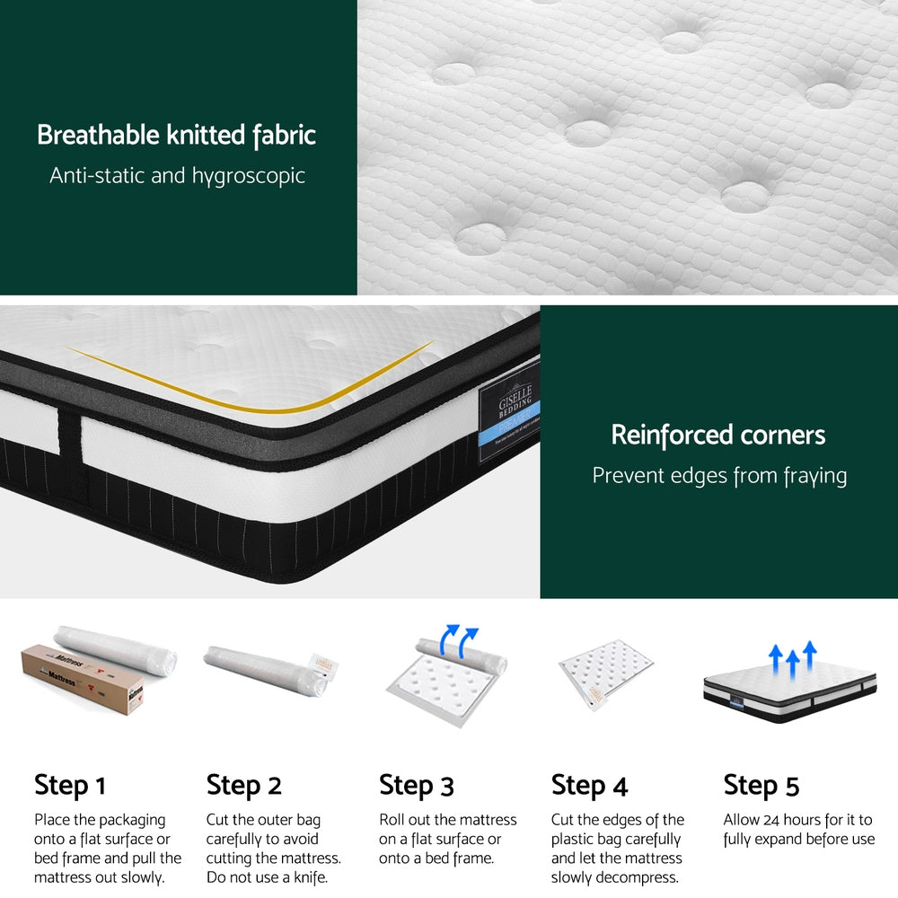 Queen Mattress: 30cm Giselle Mattress Queen Size