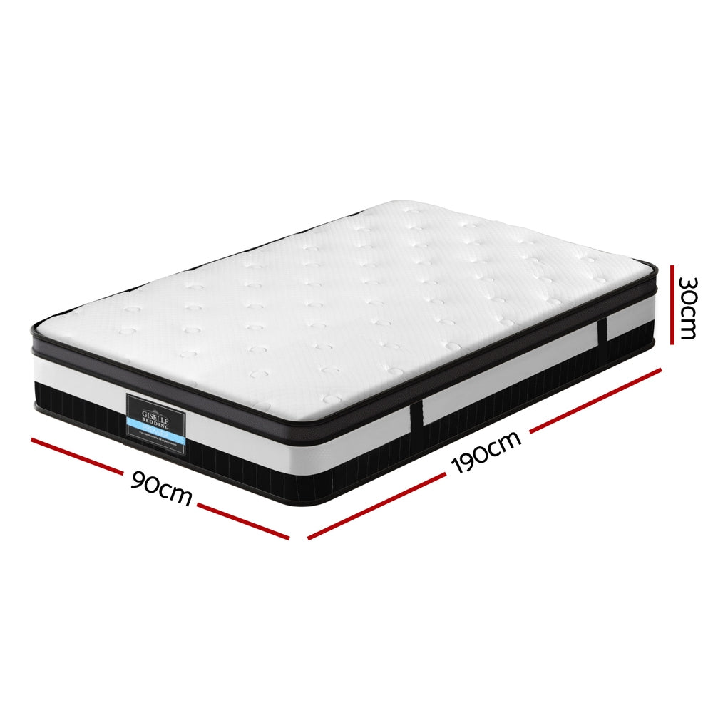 Single Mattress: 30cm Giselle Mattress Single Size