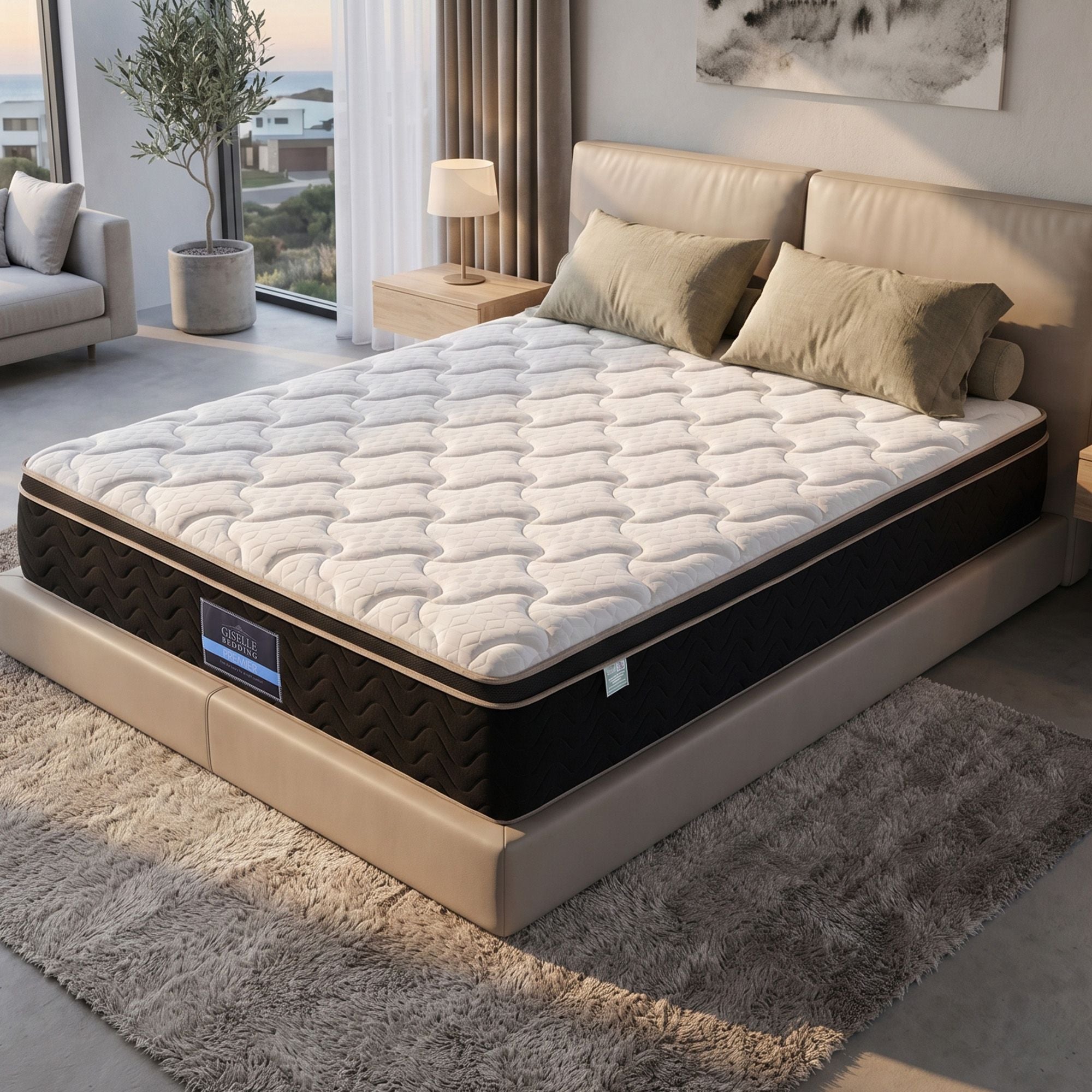 Giselle 35cm King Mattress Firm with Copper Memory Foam and Edge Support