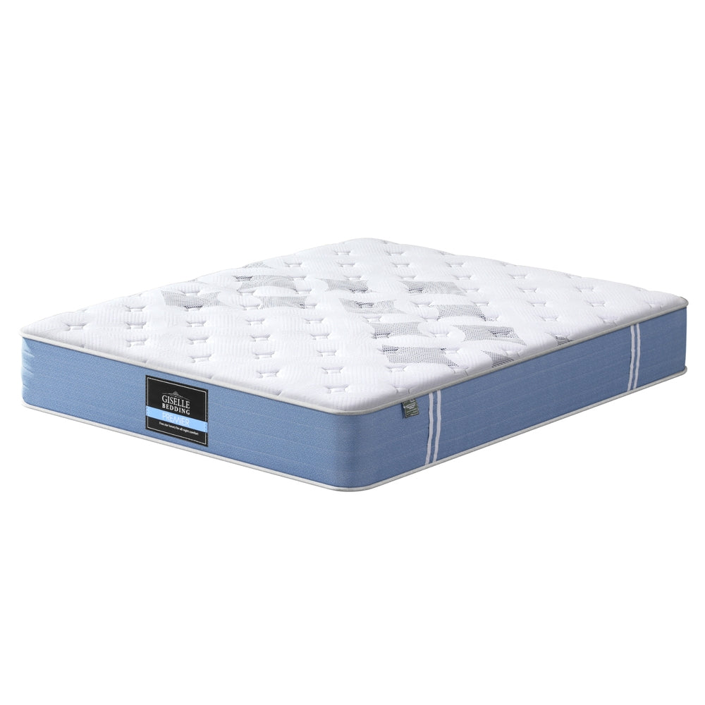 Queen Mattress: 25cm Giselle Mattress Queen Bed Pocket Spring Mattresses