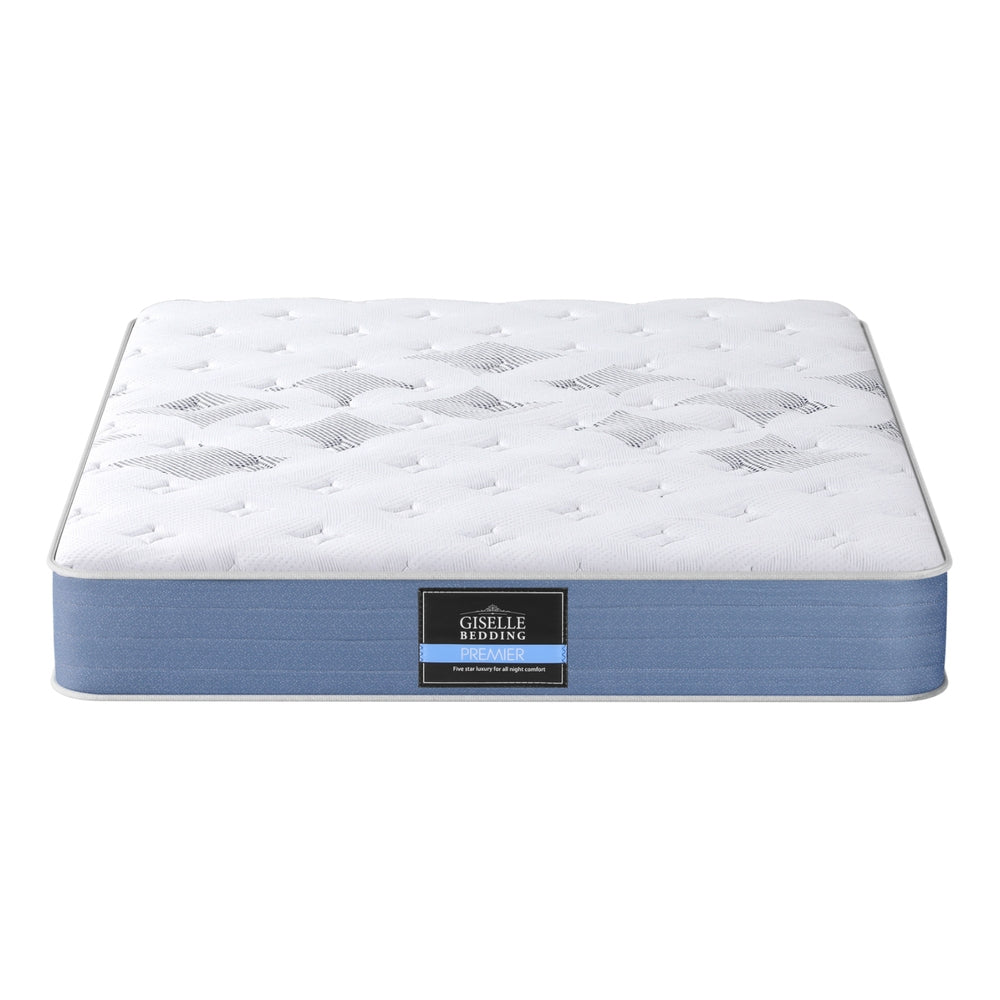 Queen Mattress: 25cm Giselle Mattress Queen Bed Pocket Spring Mattresses