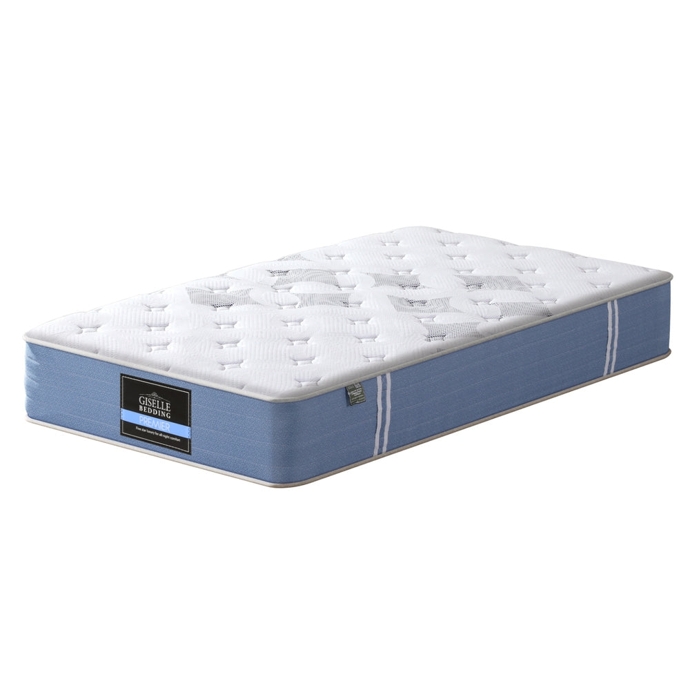 Single Mattress: 25cm Giselle Mattress Single Bed Pocket Spring Mattresses