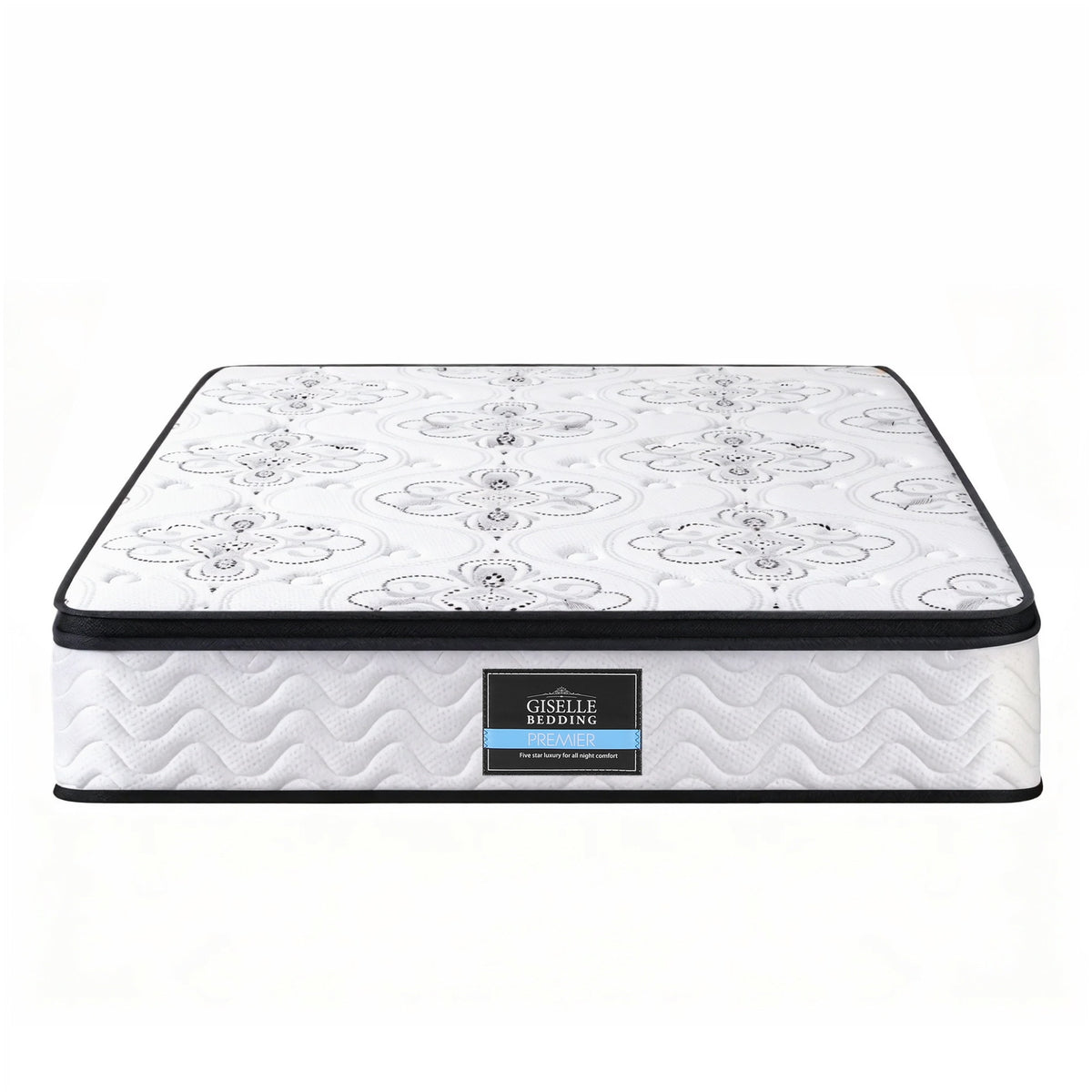Giselle Bedding King Mattress 30cm Pocket Spring Euro Top Medium Firm Foam