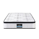 Single Mattress: Giselle Bedding Single Mattress 30cm Pocket Spring Euro Top Medium Firm Foam