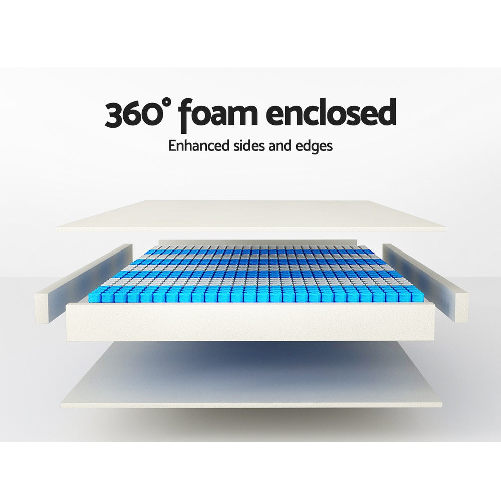 King Size Mattress: Giselle Bedding 35cm Mattress Bamboo Cover King