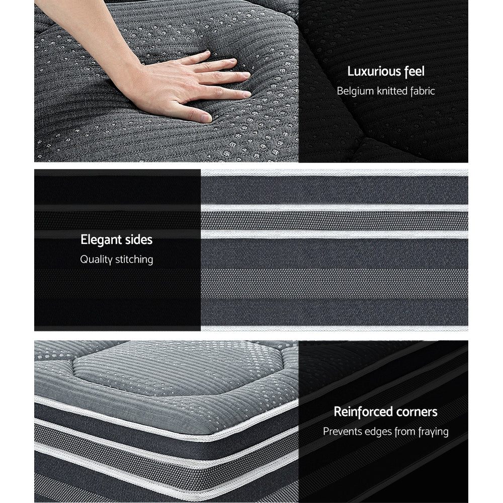 King Size Mattress: Giselle Bedding 35cm Mattress Bamboo Cover King