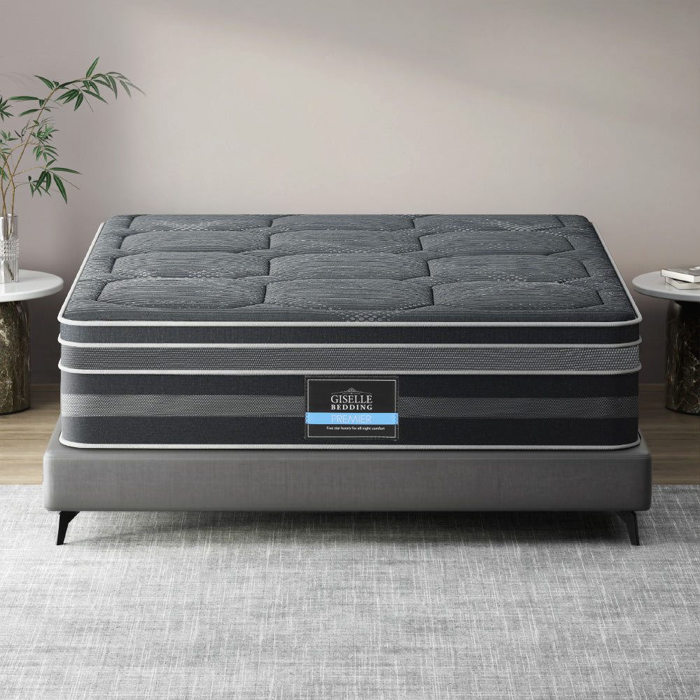 King Size Mattress: Giselle Bedding 35cm Mattress Bamboo Cover King