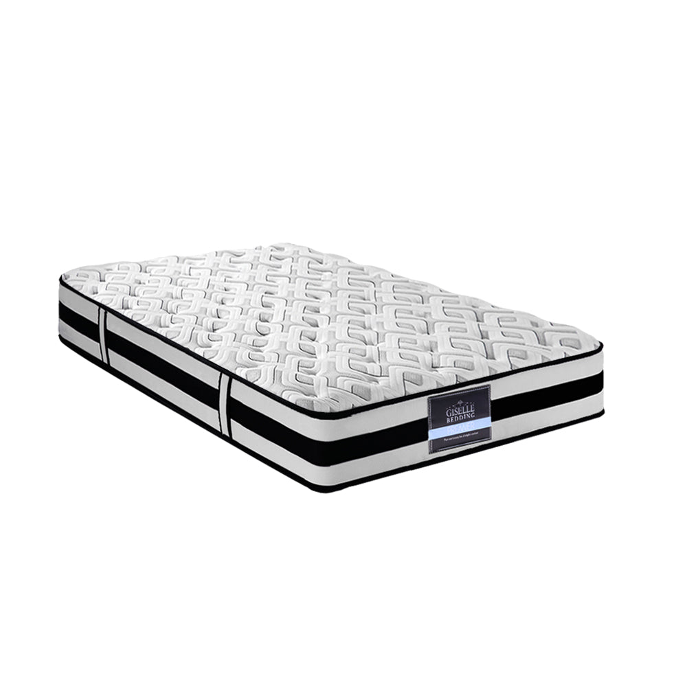 Single Mattress: Giselle Bedding 24cm Mattress Super Firm Single