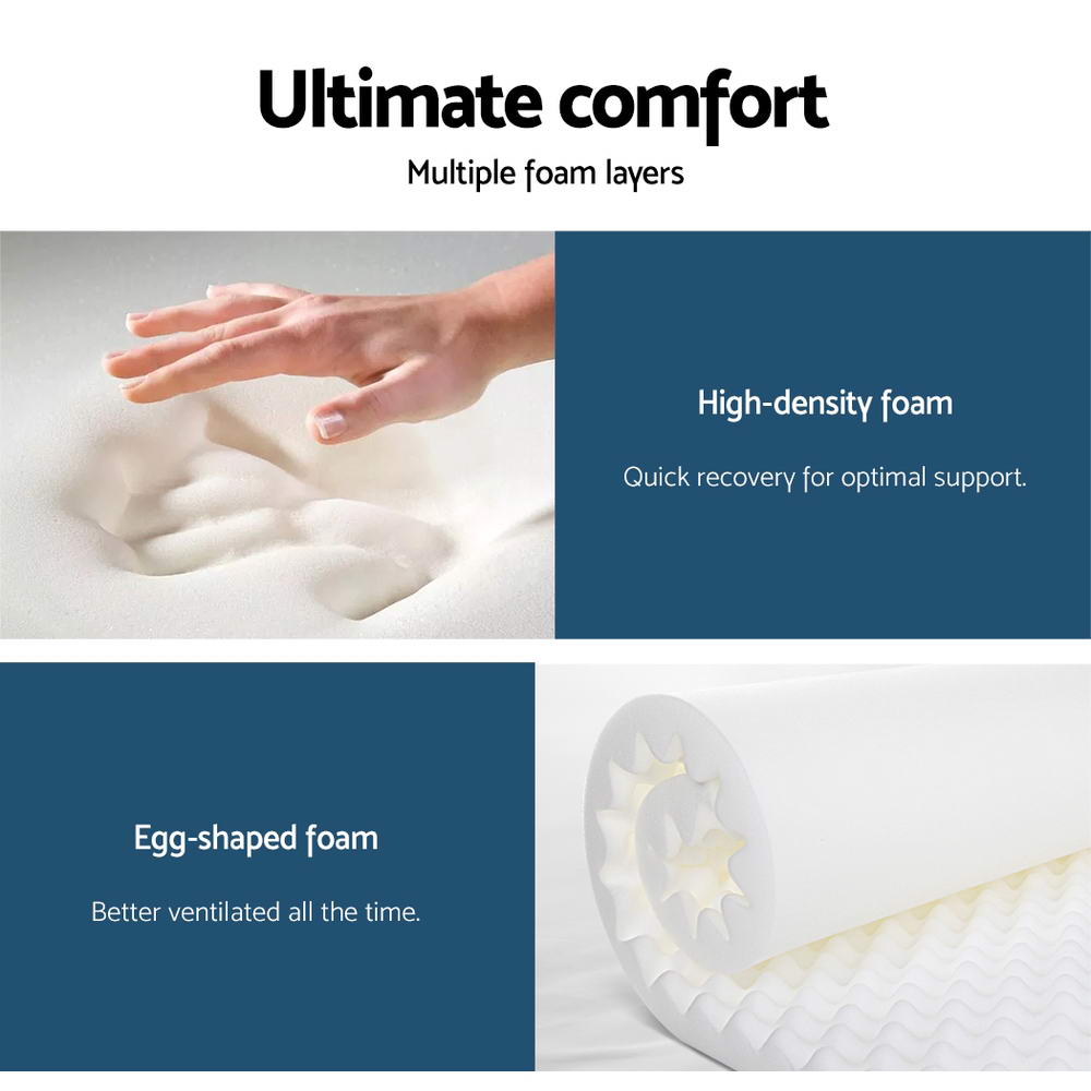 King Single Mattress: Giselle Bedding 28cm Mattress Super Firm King Single