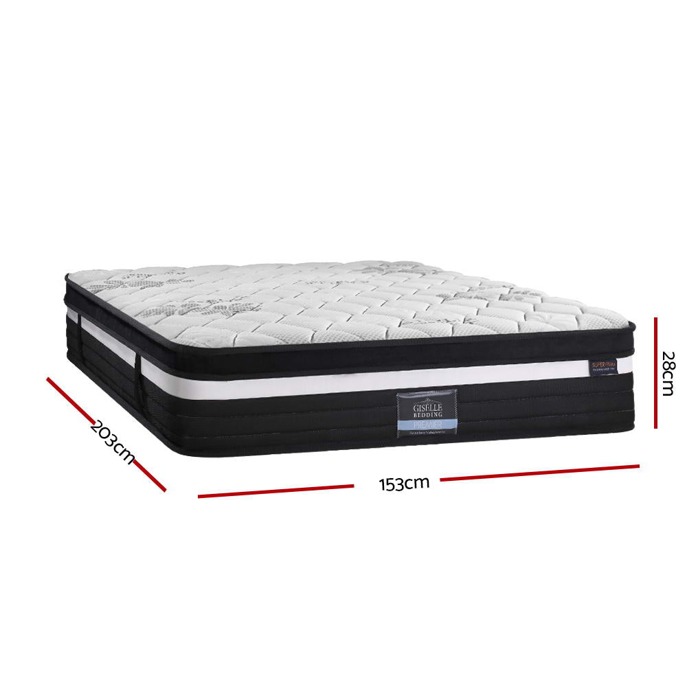Queen Mattress: Giselle Bedding 28cm Mattress Super Firm Queen