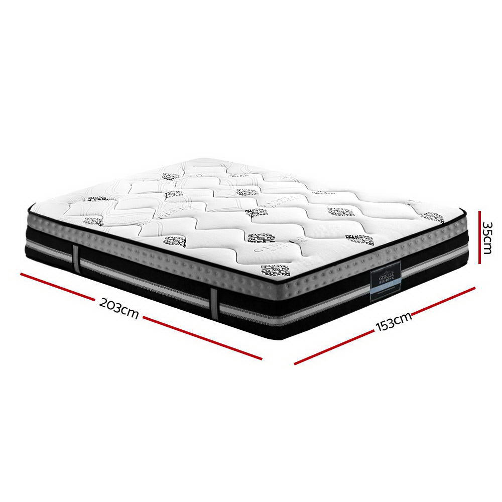 Queen Mattress: Giselle Bedding 35cm Mattress Cool Gel Memory Foam Queen