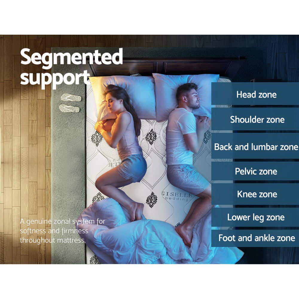 Queen Mattress: Giselle Bedding 35cm Mattress Cool Gel Memory Foam Queen