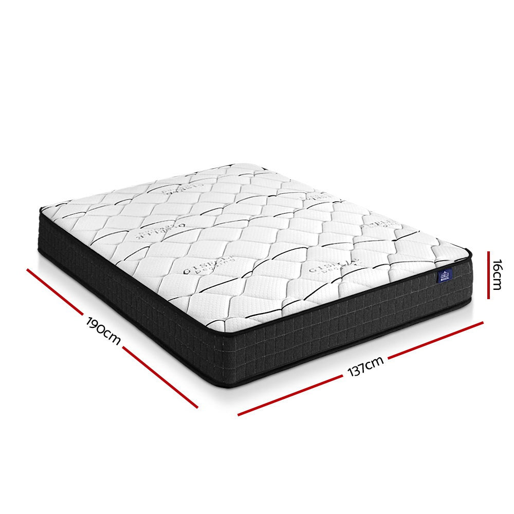 Double Mattress: Giselle Bedding 16cm Mattress Medium Firm Double