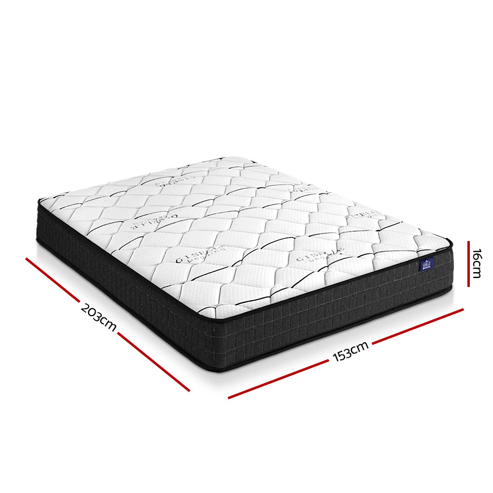 Queen Mattress: Giselle Bedding 16cm Mattress Medium Firm Queen
