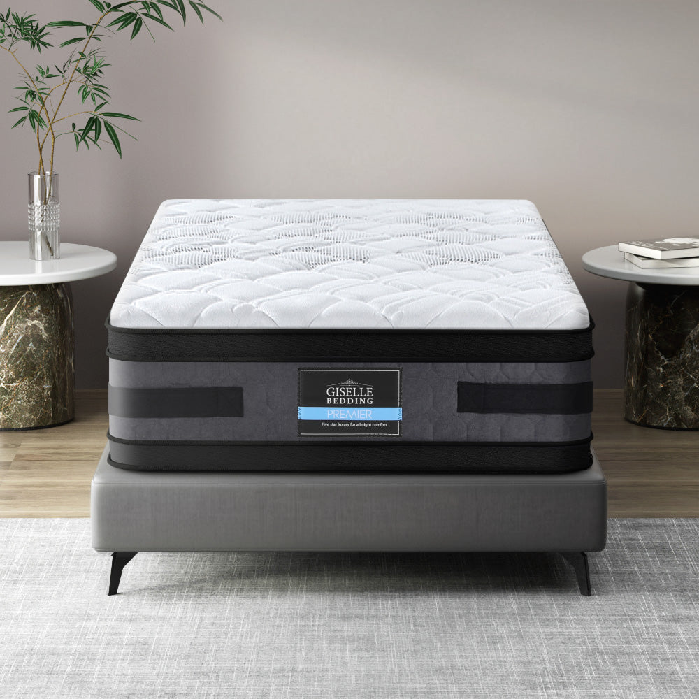 King Single Mattress: Giselle Bedding 36cm Mattress Cool Gel Memory Foam King Single