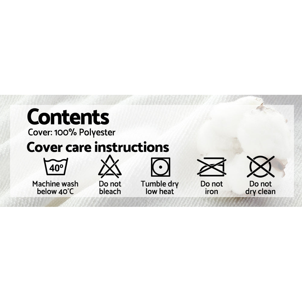Pillows: Giselle Bedding Memory Foam Pillow 19cm Thick Twin Pack