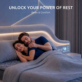 Levitex 25 cm Hybrid Pocket Spring Mattress Firm with 4cm Egg Crate Foam for Deep Sleep Bamboo Charcoal Fabric Double
