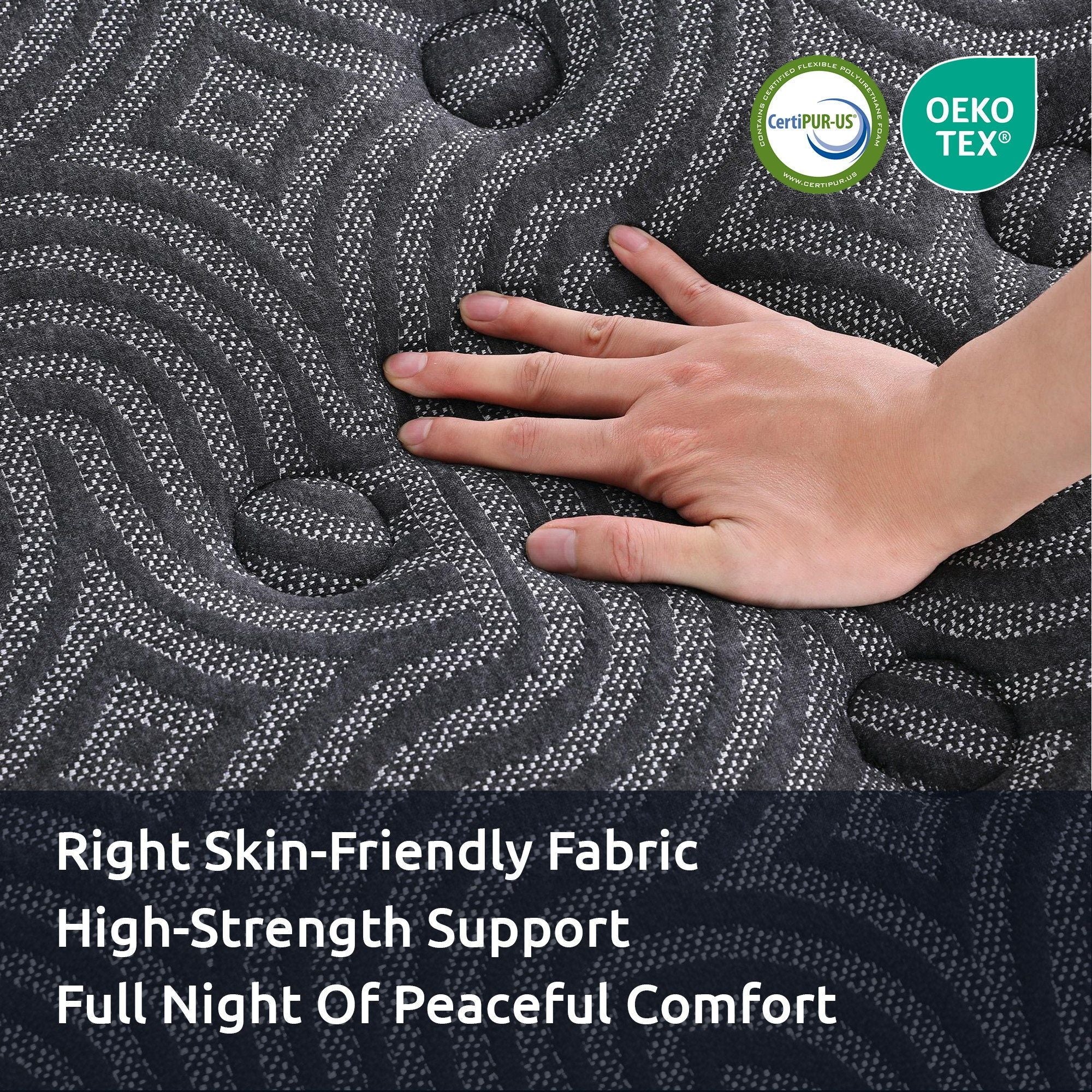 Levitex Single Mattress 34 cm 5-Zone Pressure Relief  Pocket Spring with Reinforced Edge Support & Breathable Gel Memory Foam Hybrid Mattress