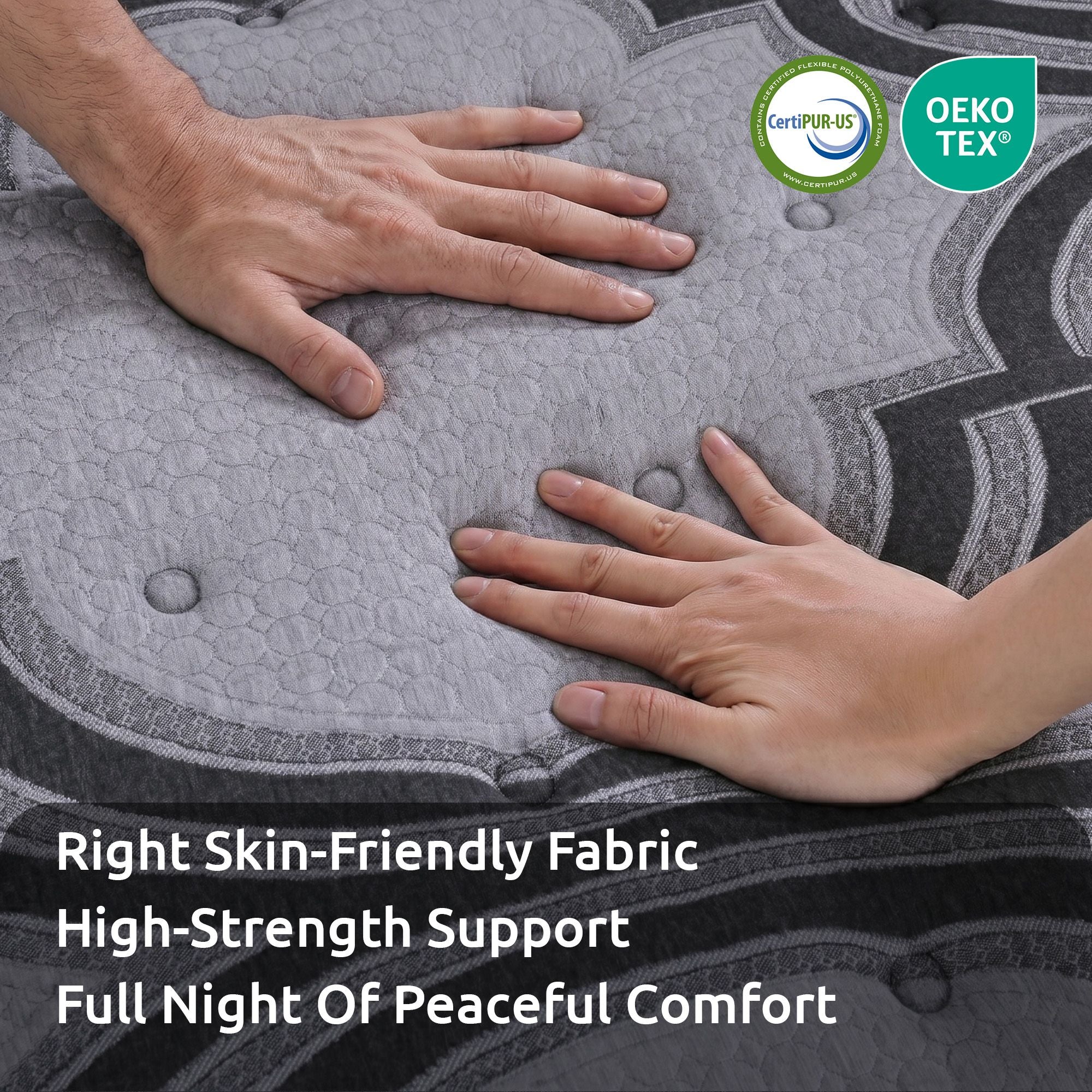 Levitex Double Mattress 34 cm 5-Zone Pocket Spring with Latex & Memory Foam or Extra Lumbar & Shoulder Support