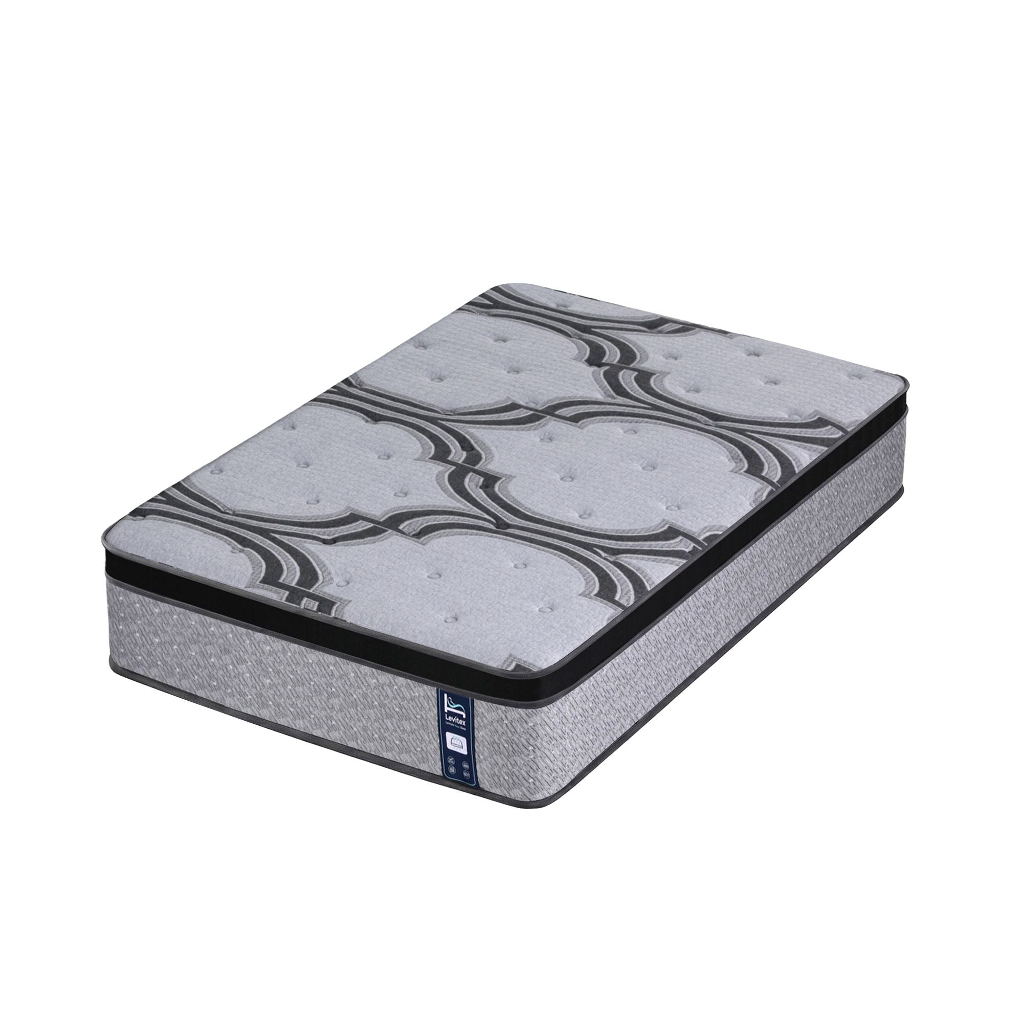 Levitex Single Mattress 34 cm 5-Zone Pocket Spring with Latex & Memory Foam or Extra Lumbar & Shoulder Support